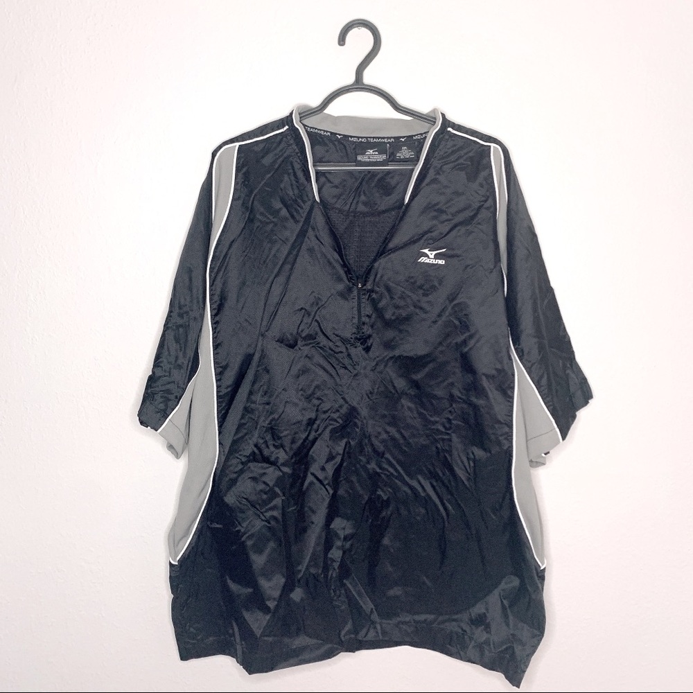 MENS MIZUNO TEAMWEAR nylon quarter zip shirt